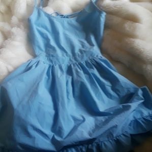 TOBI Powder Blue Backless Mini Dress